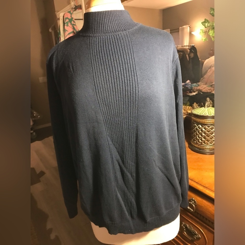 Navy sweater